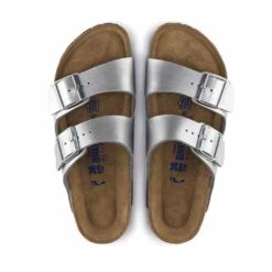 Birkenstock - Women's Arizona Birko-Flor Soft Footbed Slides (Narrow) (550153) -SVP Sports Sale Birkenstock Women s Arizona BF SFB Sandals Narrow 550153 03