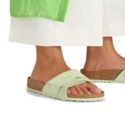 Birkenstock - Women's Oita Suede Leather Slides (Narrow) (1026482) -SVP Sports Sale Birkenstock Women s Oita Suede Leather Slides Narrow 1026482 05