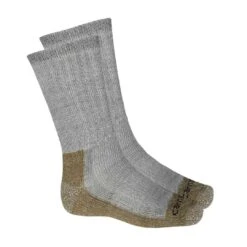 Carhartt - Men's 2 Pack Steel Toe Boot Sock (CHMA7672B2 GRY)