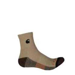 Carhartt - Men's 3 Pack 1/4 Sock (CHMA0106Q3 BRN) -SVP Sports Sale Carhartt Men s 3pk 1 4 Sock CHMA0106Q3 BRN 03