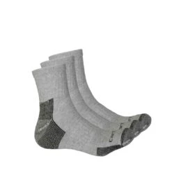 Carhartt - Men's 3 Pack All Season Premium Sock (CHMA6103Q3 GRY)