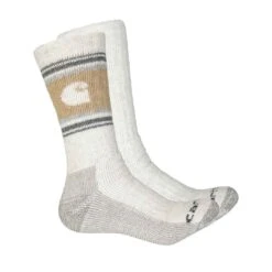 Carhartt - Men's 4 Pack Woolblend Crew Sock (CHMA0206C4 GRAY)