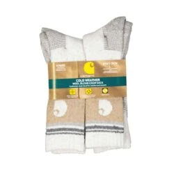 Carhartt - Men's 4 Pack Woolblend Crew Sock (CHMA0206C4 GRAY) -SVP Sports Sale Carhartt Men s 4pk Woolblend Crew Sock CHMA0206C4 GRAY 04