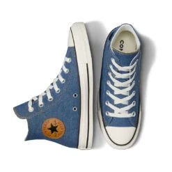 Converse - Women's Chuck Taylor All Star Denim High Top Shoes (A12046C) 10 Converse - Women's Chuck Taylor All Star Denim High Top Shoes (A12046C) -SVP Sports Sale Converse Women s Chuck Taylor All Star Denim High Top Shoes A12046C 04