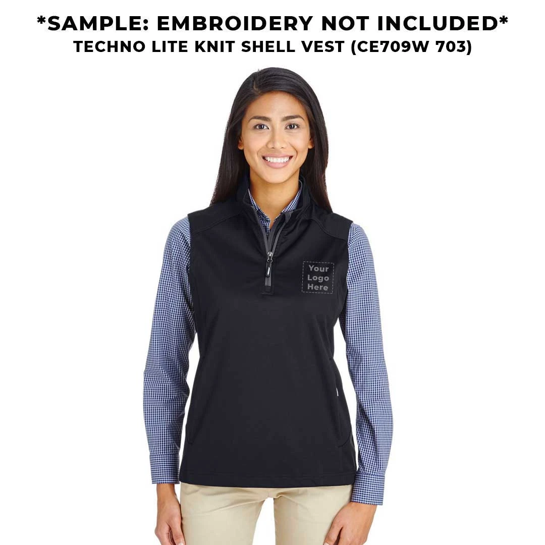 Core365 - Women's Techno Lite Knit Shell Vest (CE709W 703) 6 Core365 - Women's Techno Lite Knit Shell Vest (CE709W 703) - Image 4