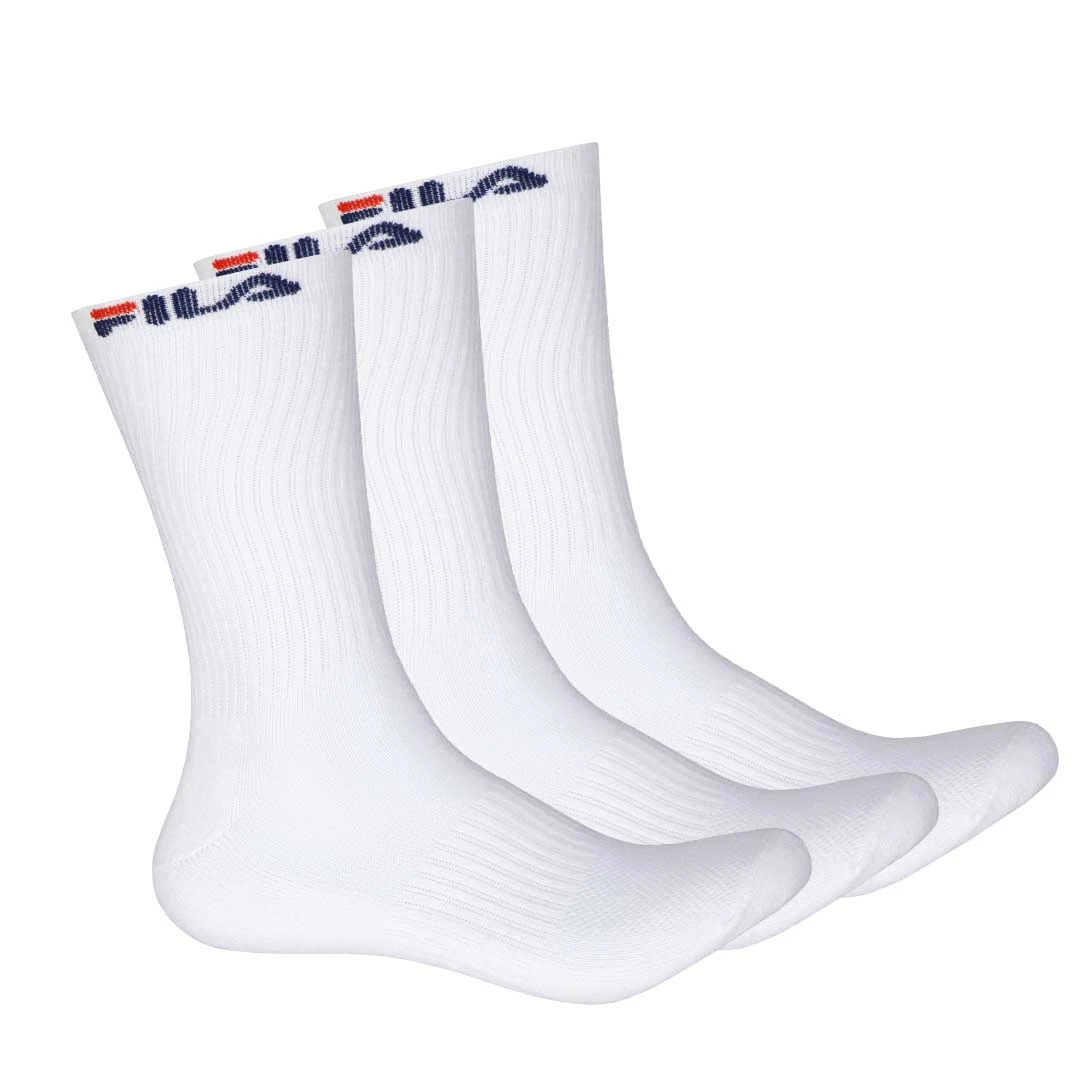 FILA - Men's 3 Pack Crew Sock (M-FW0059 COMBO1) 3 FILA - Men's 3 Pack Crew Sock (M-FW0059 COMBO1)