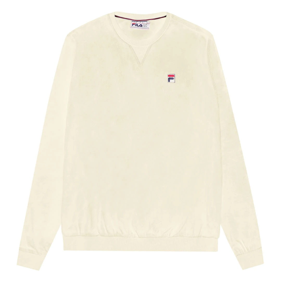 FILA - Men's Earl Velour Crew Sweatshirt (F22MH024 806) 3 FILA - Men's Earl Velour Crew Sweatshirt (F22MH024 806)