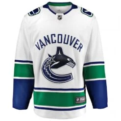 Fanatics - Kids' (Youth) Vancouver Canucks Away Breakaway Jersey (879Y VCAA 2GF BWA)
