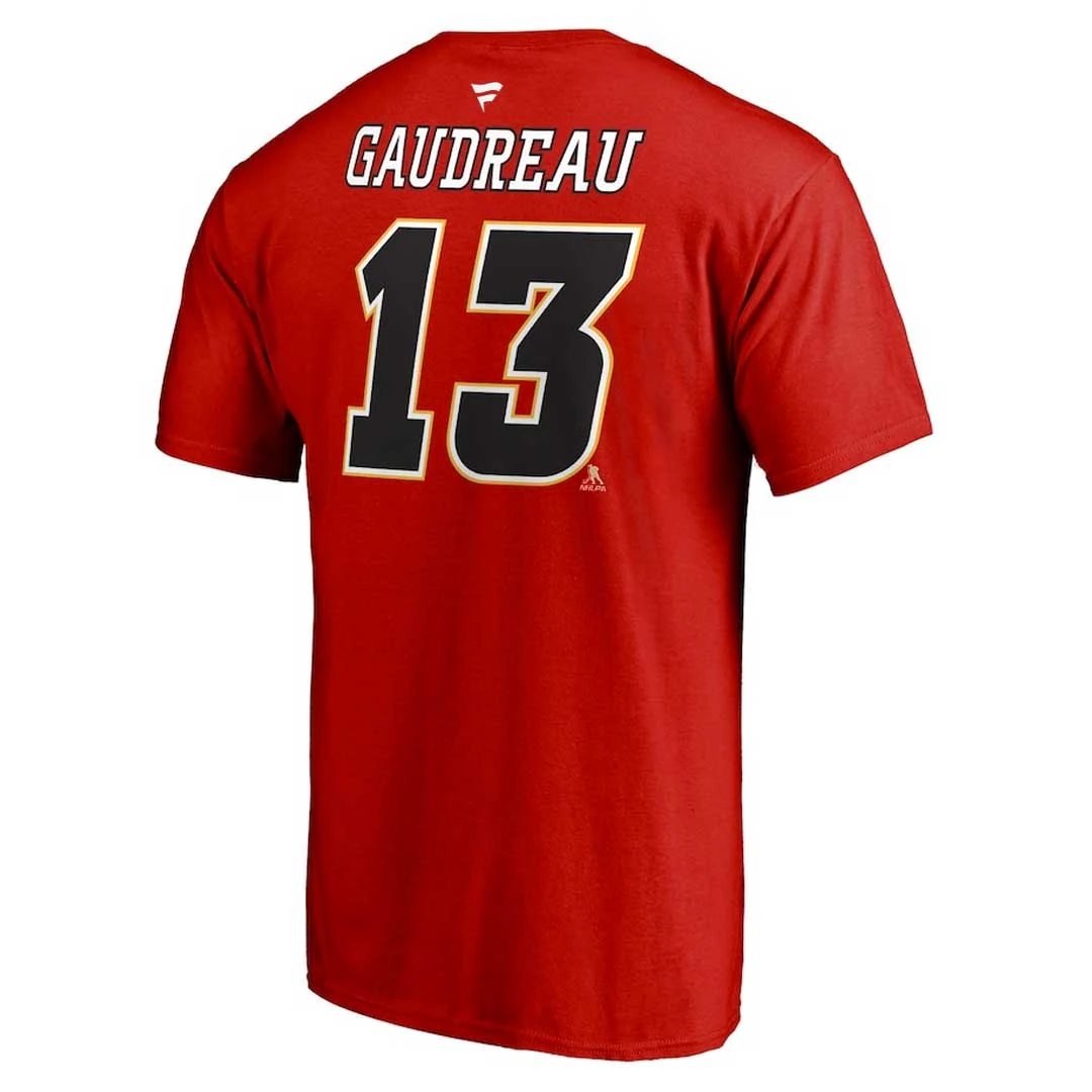 Fanatics - Men's Calgary Flames Gaudreau T-Shirt (QF6E 0484 H35 FNA) 4 Fanatics - Men's Calgary Flames Gaudreau T-Shirt (QF6E 0484 H35 FNA) - Image 2
