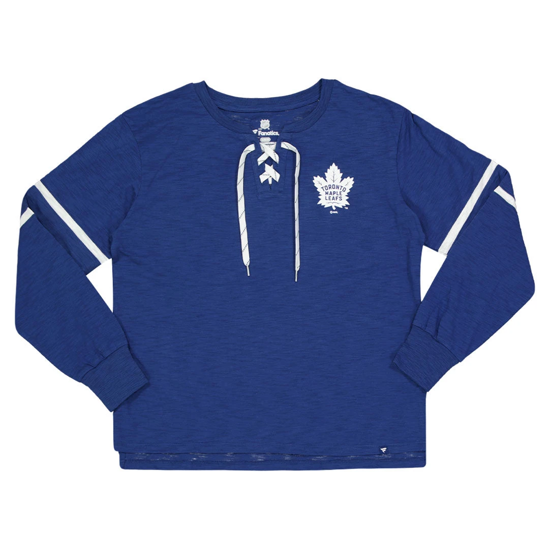 Fanatics - Women's Toronto Maple Leafs Long Sleeve T-Shirt (3ZCD EM96 2GZ 3NB) 3 Fanatics - Women's Toronto Maple Leafs Long Sleeve T-Shirt (3ZCD EM96 2GZ 3NB)