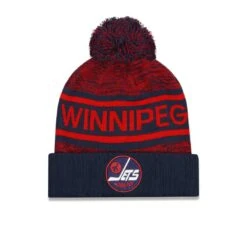 Fanatics - Men's Winnipeg Jets Cuffed Pom Beanie (00PB 4512 2GN 1K1)