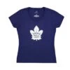 Fanatics - Women's Toronto Maple Leafs Primary Logo V-Neck T-Shirt (3A40 4506 2GZ 71M) 1 Fanatics - Women's Toronto Maple Leafs Primary Logo V-Neck T-Shirt (3A40 4506 2GZ 71M) -SVP Sports Sale Fanatics Women s Toronto Maple Leafs Primary Logo V Neck 3A40 4506 2GZ 71M