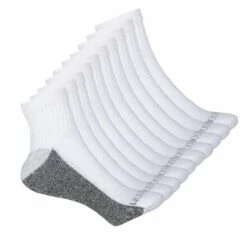 Fruit Of The Loom - Kids' 20 Pack Ankle Socks (FRB10557QK WHITE)