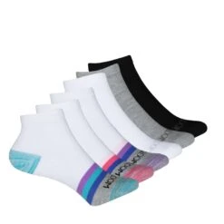 Fruit Of The Loom - Girls' 12 Pack Ankle Sock (FRG10706QB MULTI)