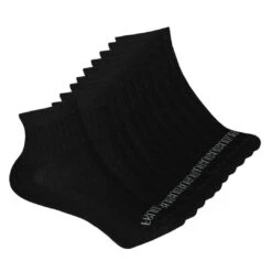 Fruit Of The Loom - Kids' 20 Pack Low Cut Sock (FRB10557QK BLACK)