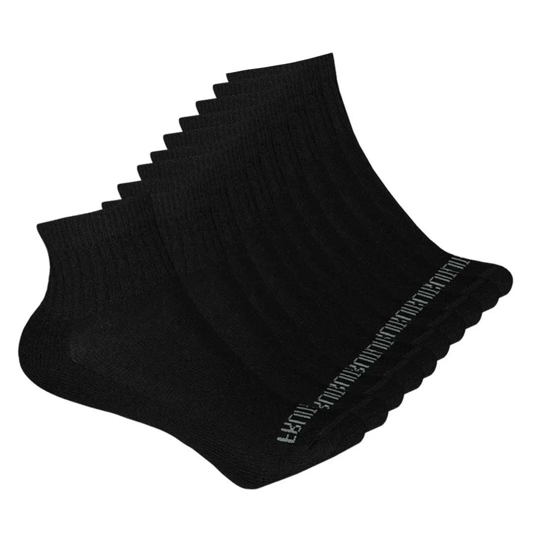 Fruit Of The Loom - Kids' 20 Pack Low Cut Sock (FRB10557QK BLACK) 3 Fruit Of The Loom - Kids' 20 Pack Low Cut Sock (FRB10557QK BLACK)