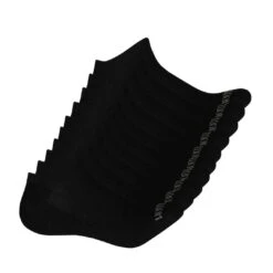 Fruit Of The Loom - Men's 10 Pack No Show Sock (FRM10709NX BLACK)