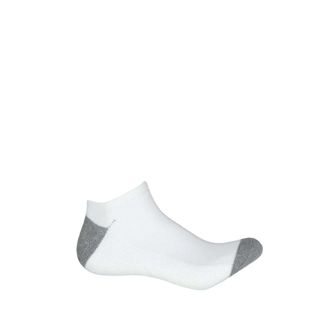 Fruit Of The Loom - Men's 4 Pack No Show Socks (FRM10471N4 WHITE) 4 Fruit Of The Loom - Men's 4 Pack No Show Socks (FRM10471N4 WHITE) - Image 2