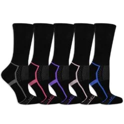 Fruit Of The Loom - Women's 5 Pack Crew Sock (FRW10571M5MQC02-BLK) -SVP Sports Sale Fruit Of The Loom Women s 5 Pack Crew Sock FRW10571M5MQC02 WHT 02