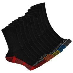 Fruit Of The Loom - Kids' 10 Pack Crew Sock (FRB10295CX BKAST)