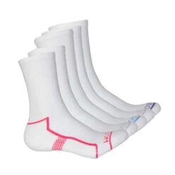 Fruit Of The Loom - Women's 5 Pack Crew Sock (FRW10535C5 WHAST)
