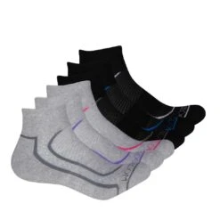 Fruit Of The Loom - Women's 6 Pack 1/4 Socks (FRW10301Q6 GAS01)