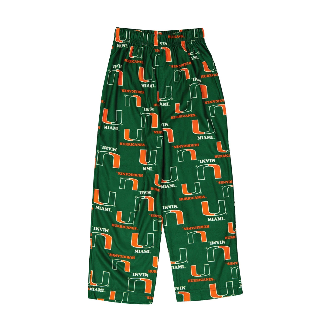 Outerstuff Kids' Miami Hurricanes Printed Pant (K46LF4 57N) 3 Outerstuff Kids' Miami Hurricanes Printed Pant (K46LF4 57N)