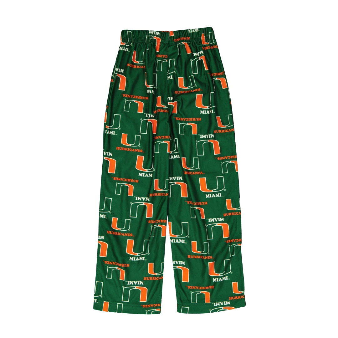 Outerstuff Kids' Miami Hurricanes Printed Pant (K46LF4 57N) 4 Outerstuff Kids' Miami Hurricanes Printed Pant (K46LF4 57N) - Image 2