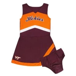 Outerstuff Girls' Virginia Tech Hokies 2 Piece Cheer Dress (K456SX 47)