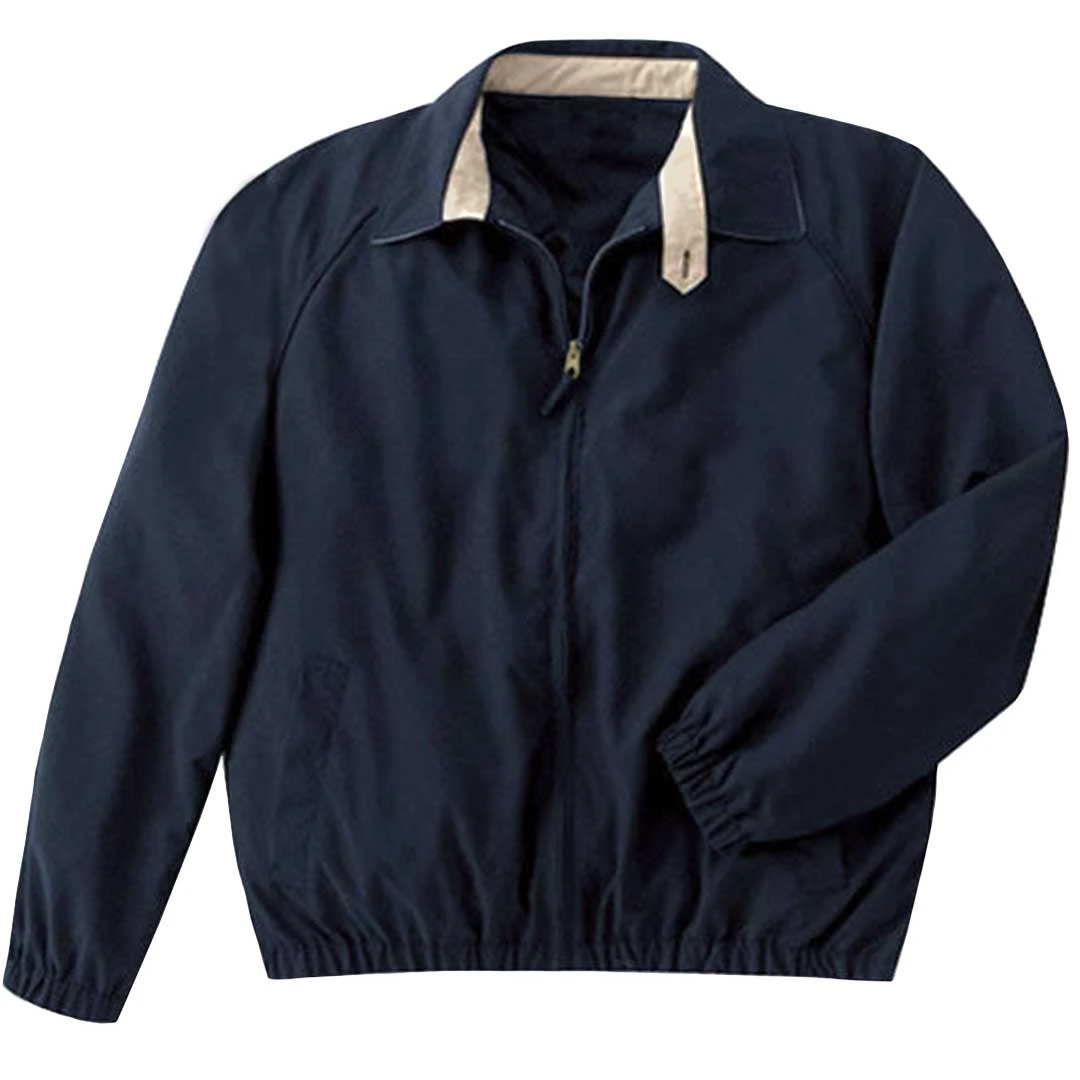 Harriton - Men's Microfiber Club Jacket (M710 NVY) 3 Harriton - Men's Microfiber Club Jacket (M710 NVY)