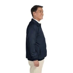 Harriton - Men's Microfiber Club Jacket (M710 NVY) 9 Harriton - Men's Microfiber Club Jacket (M710 NVY) -SVP Sports Sale Harriton Men s Microfiber Club Jacket M710 NVY 3