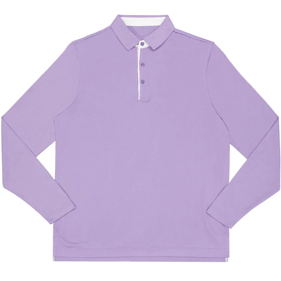 Head - Men's Robert Long Sleeved Polo (ROBERT ORCHWHT) 3 Head - Men's Robert Long Sleeved Polo (ROBERT ORCHWHT)