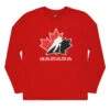 IIHF - Men's Hockey Canada Long Sleeve T-Shirt (HOCA008MLC3A1GT 62RED) -SVP Sports Sale IIHF Men s Hockey Canada Long Sleeve T Shirt HOCA008MLC3A1GT 62RED 01