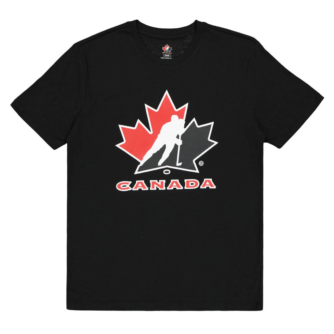 IIHF - Men's Hockey Canada T-Shirt (HOCA008MSC3A1GT 00BLK) 3 IIHF - Men's Hockey Canada T-Shirt (HOCA008MSC3A1GT 00BLK)