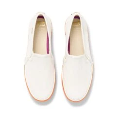 Keds - Women's Keds X Kate Spade New York Double Decker Twill Shoes (WF66111) -SVP Sports Sale Keds Women s Keds x Kate Spade New York Double Decker Twill Shoes WF66111 04