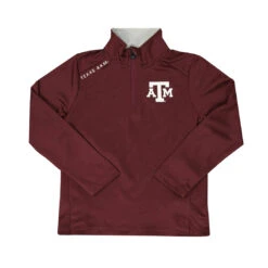 Outerstuff Kids' Texas A&M Aggies 1/4 Zip Top (K46418 66N)