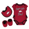 Outerstuff Girls' (Infant) Arkansas Razorbacks Trifecta Set (K413JQ 70)