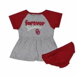 Outerstuff Girls' (Infant) Oklahoma Sooners Formation 2 Piece Set (K41905 91)