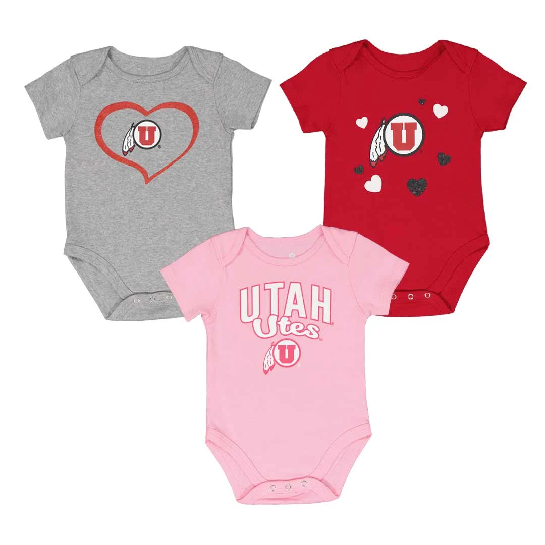 Outerstuff Kids' (Infant) Utah Utes 3 Piece Champ Set (KZ415Z5 32) 3 Outerstuff Kids' (Infant) Utah Utes 3 Piece Champ Set (KZ415Z5 32)