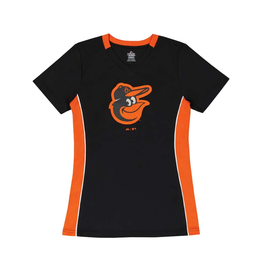 Outerstuff Girls' (Junior) Baltimore Orioles V-Neck T-Shirt (M37VMB 20) 3 Outerstuff Girls' (Junior) Baltimore Orioles V-Neck T-Shirt (M37VMB 20)