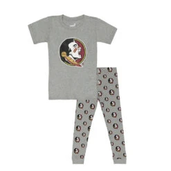 Outerstuff Kids' Florida State Seminoles Short Sleeve Pant Sleep Set (K467LC 52)