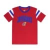 Outerstuff Kids' (Junior) Kansas Jayhawks Short Sleeve Game T-Shirt (K4854O 95) -SVP Sports Sale Kids Junior Kansas Jayhawks Short Sleeve Game Tee K4854O 95
