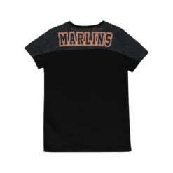 Outerstuff MLB - Kids' (Junior) Miami Marlins V-Neck T-Shirt (KW37AYV 15) -SVP Sports Sale Kids Junior Miami Marlins V Neck KW37AYV 15 2