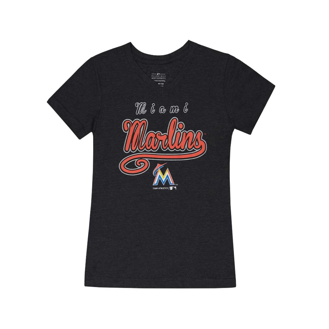 Outerstuff Kids' (Junior) Miami Marlins V-Neck T-Shirt (KW37CN3 15) 3 Outerstuff Kids' (Junior) Miami Marlins V-Neck T-Shirt (KW37CN3 15)