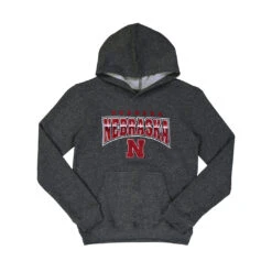 Outerstuff Kids' (Junior) Nebraska Cornhuskers Chromed Out Hoodie (KZ8ALLFR 77)