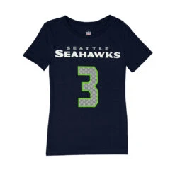Outerstuff NFL - Girls' Seahawks Wilson T-Shirt (K85NRPN WJ)
