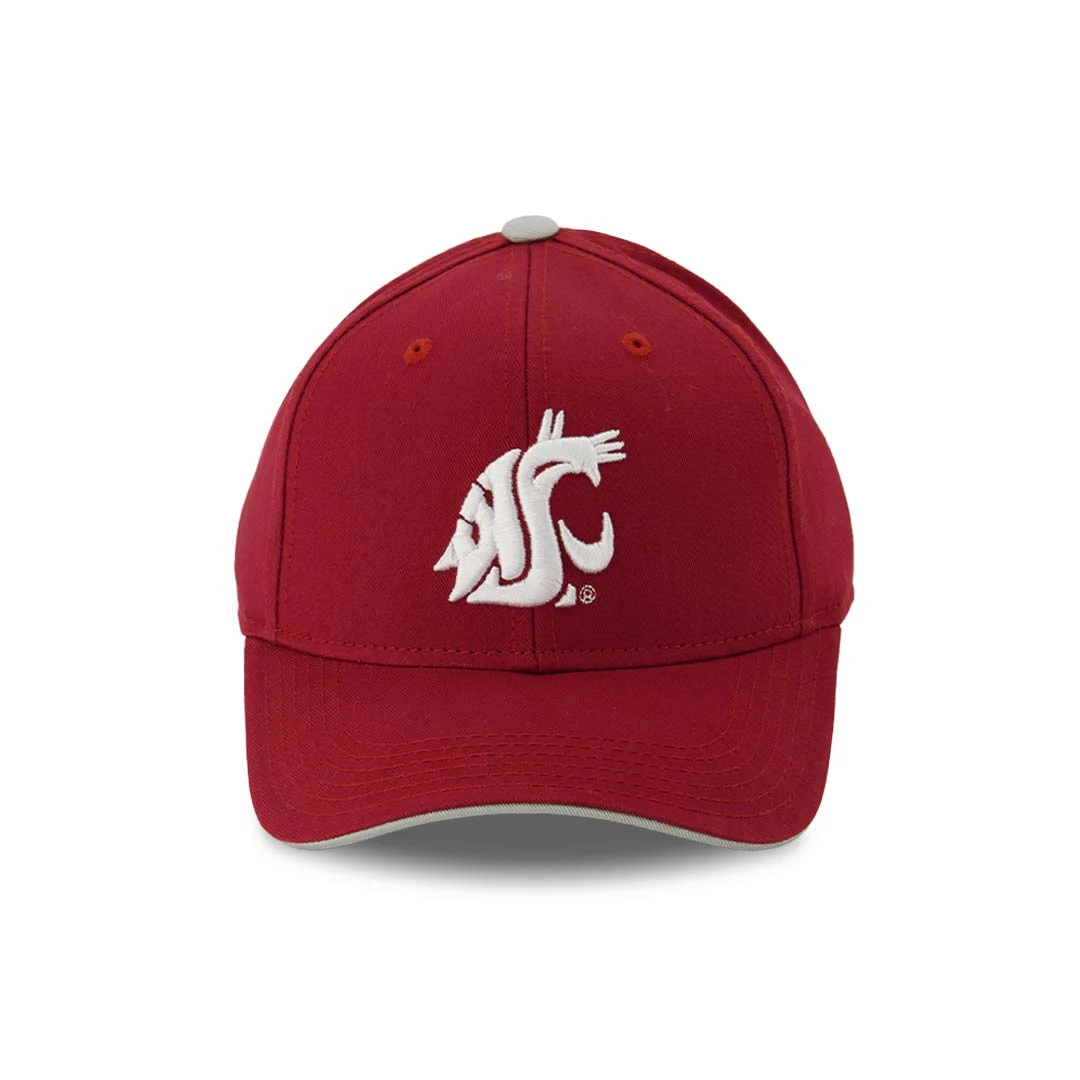 Outerstuff Kids' (Youth) Washington State Cougars Structured Adjustable Cap (K848D9335) 3 Outerstuff Kids' (Youth) Washington State Cougars Structured Adjustable Cap (K848D9335)