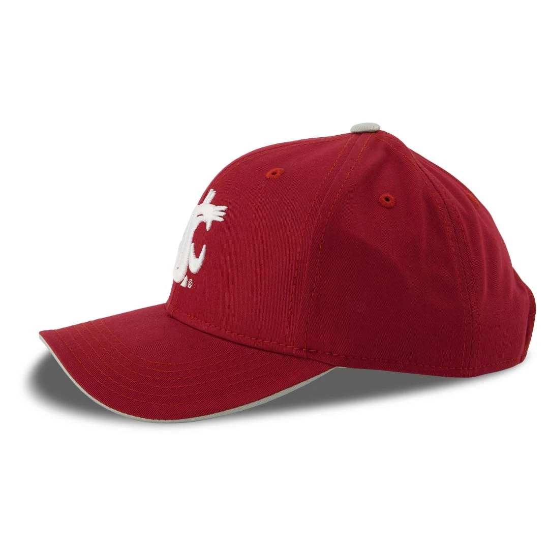 Outerstuff Kids' (Youth) Washington State Cougars Structured Adjustable Cap (K848D9335) 4 Outerstuff Kids' (Youth) Washington State Cougars Structured Adjustable Cap (K848D9335) - Image 2