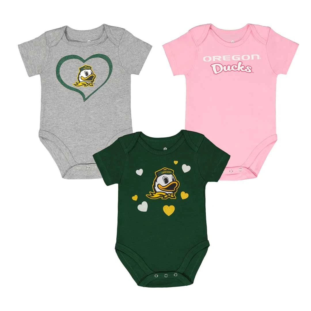 Outerstuff Girls' (Infant) Oregon Ducks 3 Piece Champ Set (KZ415Z5 20) 3 Outerstuff Girls' (Infant) Oregon Ducks 3 Piece Champ Set (KZ415Z5 20)