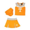 Outerstuff Girls' (Toddler) Tennessee Volunteers Cheerleading Set (K446SZ 78N) -SVP Sports Sale Kids Toddler UniversityofTennesseeCheerleadingSet K446SZ78N 01